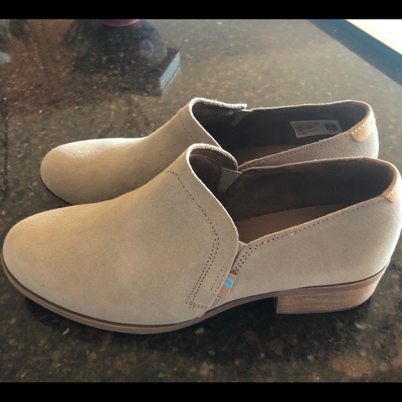 toms shaye booties desert taupe